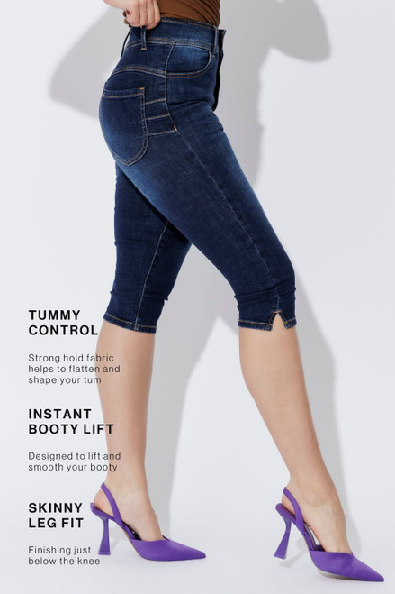 Dark Denim Miracle Capri Jean