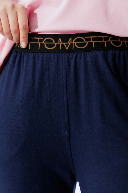 Navy Tencel Weekend Pant