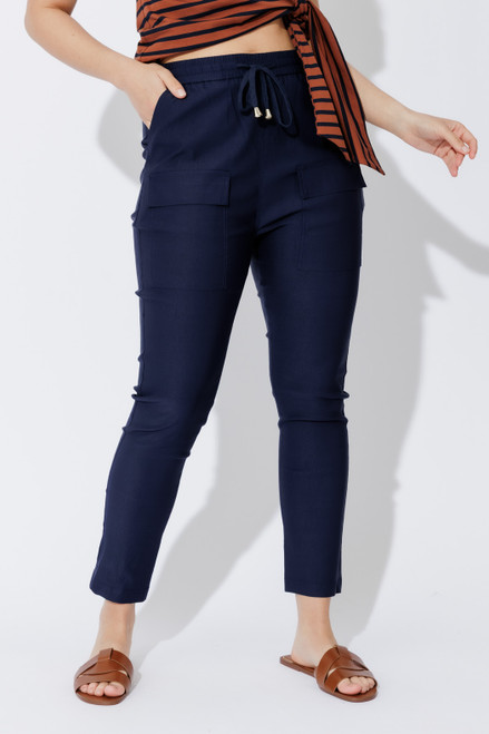 Navy Lux Sport Cargo Pant