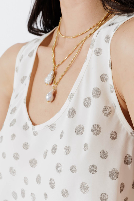 Ivory Spot Bias Cami