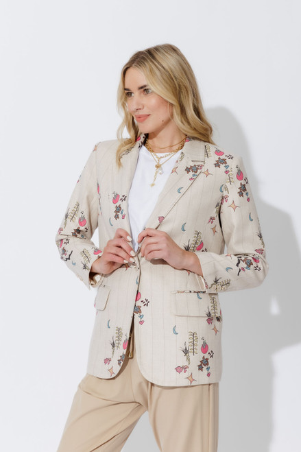 Sketched Boyfriend Blazer