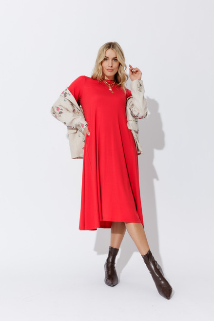 Red Tencel Bella Dress