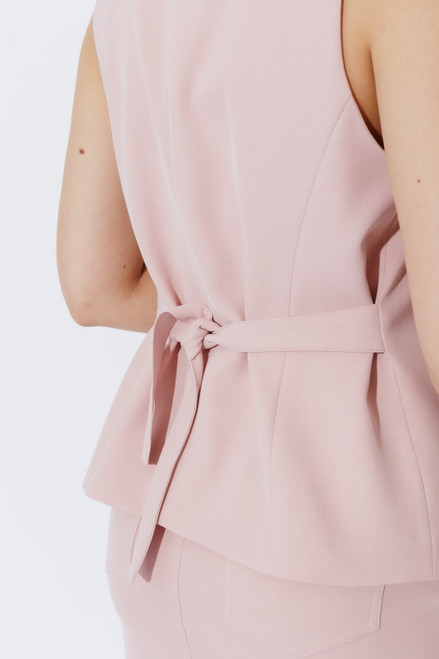 Soft Pink Round Neck Vest