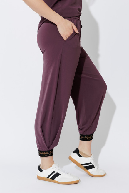 Plum Crop Jogger Pant