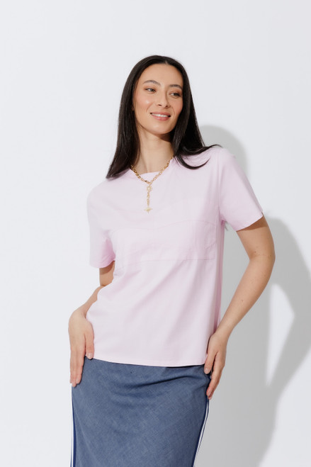 Pink Bustier T-Shirt