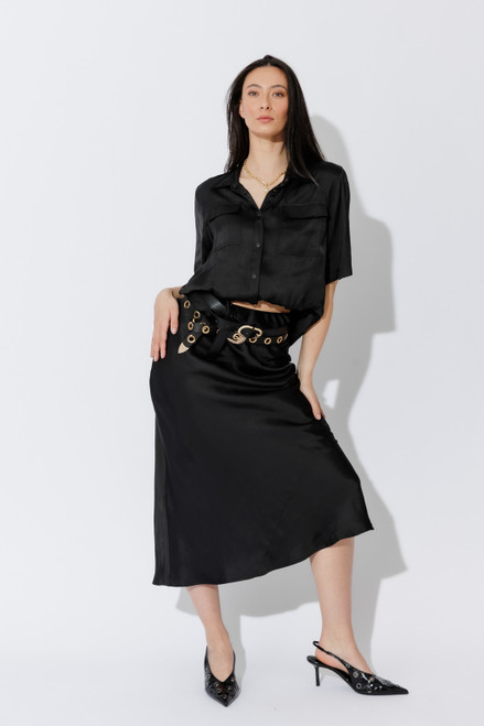 Black Silky Shirt