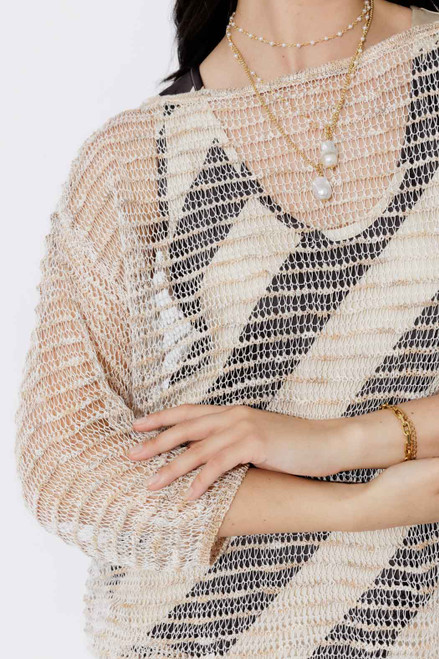 Oatmeal Slouch Knit Jumper