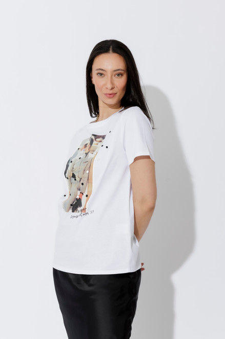 White Cosmo Magazine 1987 T-Shirt