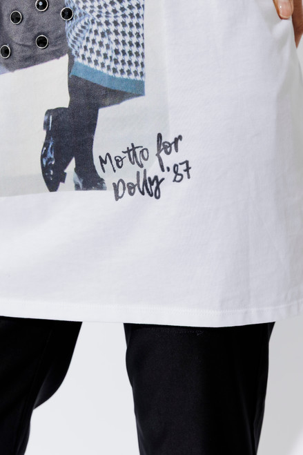 White Dolly Bag Magazine 1987 Oversized T-Shirts