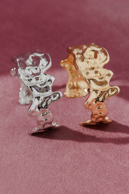 Gold Thin Textured Cuff Gold Thin Textured Cuff