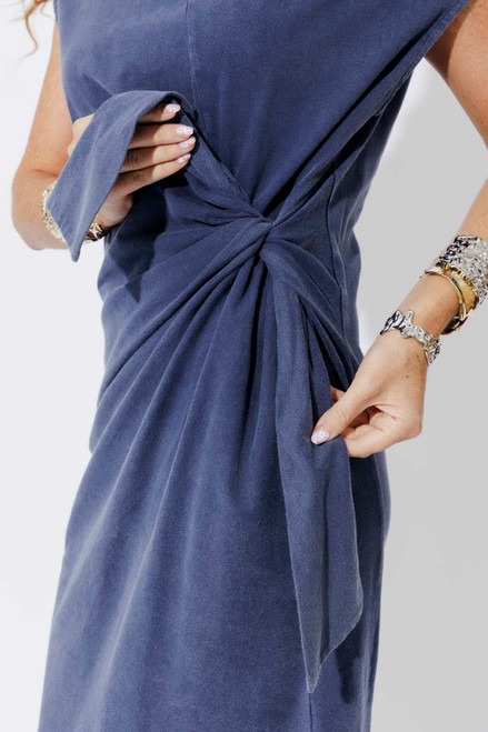 Vintage Blue Cotton Harlow Dress