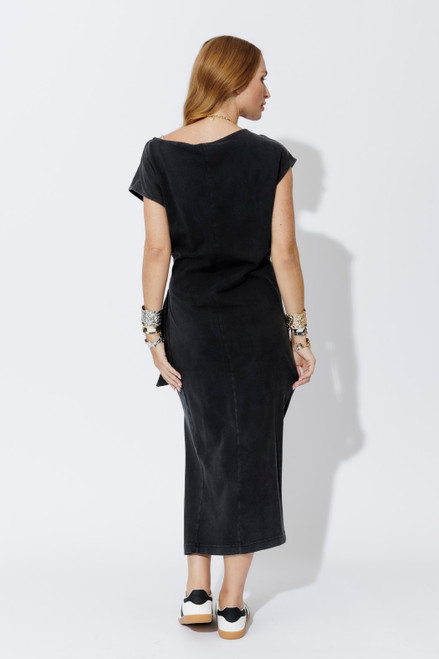 Vintage Charcoal Cotton Harlow Dress