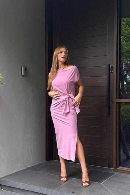 Vintage Pink Cotton Harlow Dress