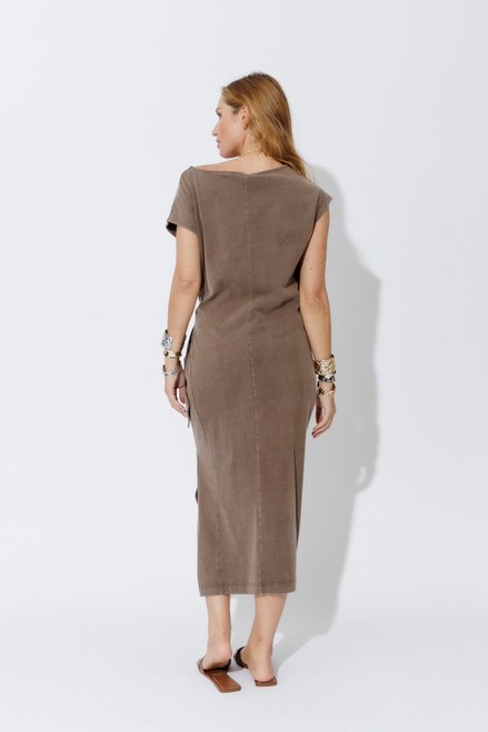 Vintage Mocha Cotton Harlow Dress