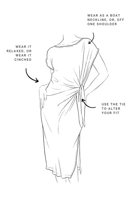 Vintage Mocha Cotton Harlow Dress