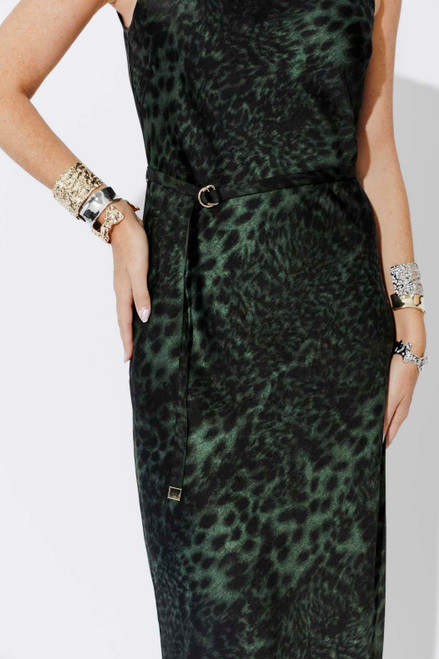 Jade Animal Bias Dress