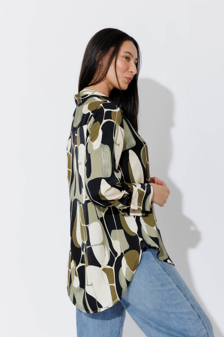 Olive/Black Asana Shirt