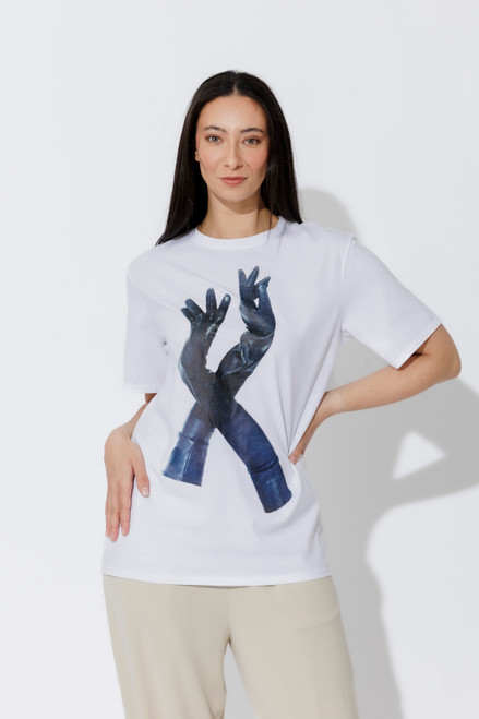 White Glove Print T-Shirt