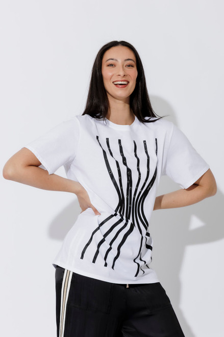 White Hourglass T-Shirt