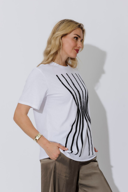 White Hourglass T-Shirt