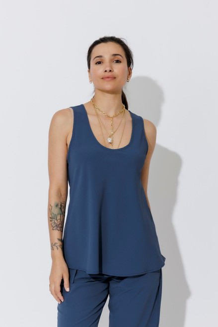 Teal Luxury Bias Cami