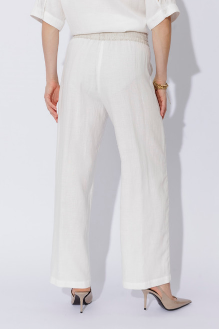 White Washed Linen Pocket Pant