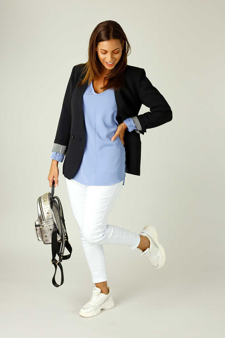 Black Euro Santo Blazer