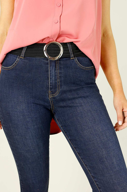 Silver Jean Belt Round - SALE