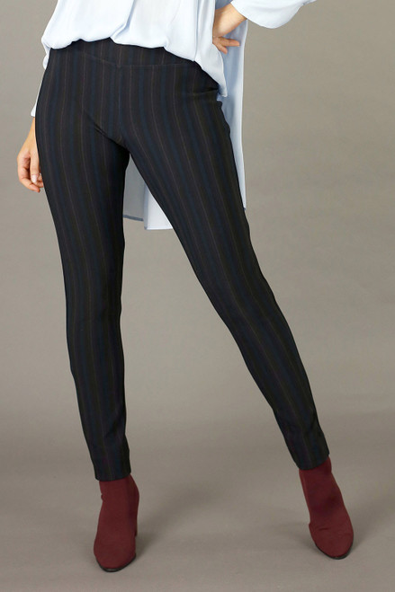 Eggplant Ponte Slim Pant - SALE