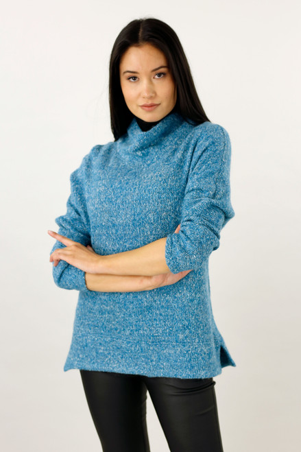 Blue Turtle Dolman Top - FINAL SALE