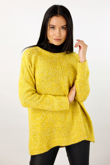 Yellow Beverley Crew Jumper