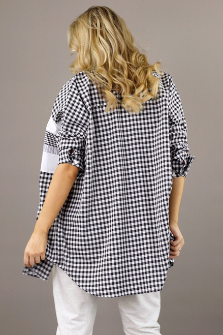 Blk/Wht Nano Panel Shirt - SALE