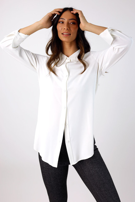 Ivory Soft Touch Asana Shirt