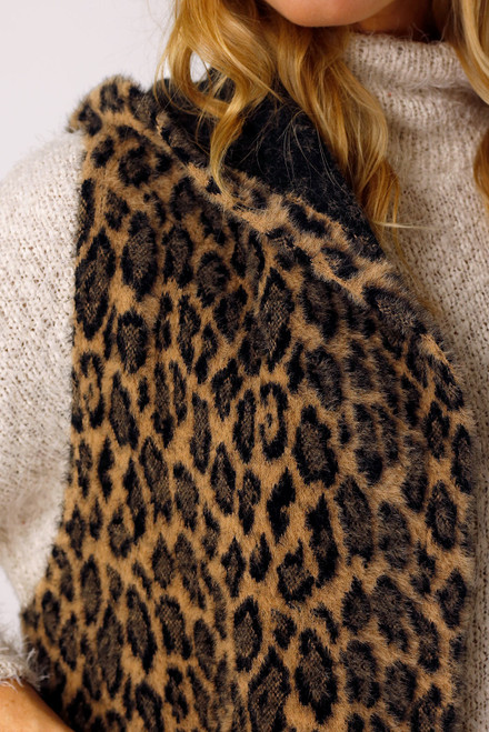 Animal Knit Hooded Vest - SALE