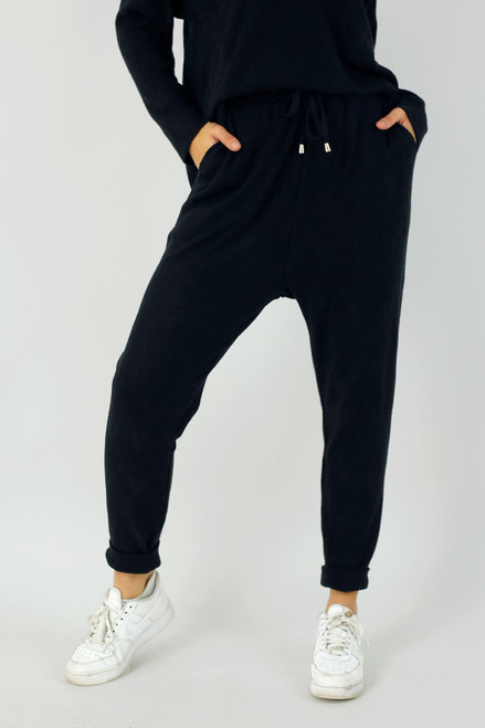 Black Woolly Lounge Pants