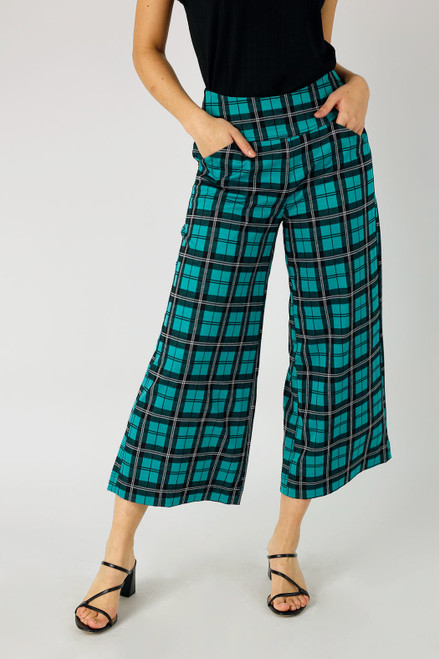 Green Check Jet Culotte