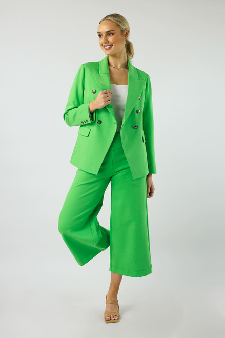 Green Ponte Jet Culottes