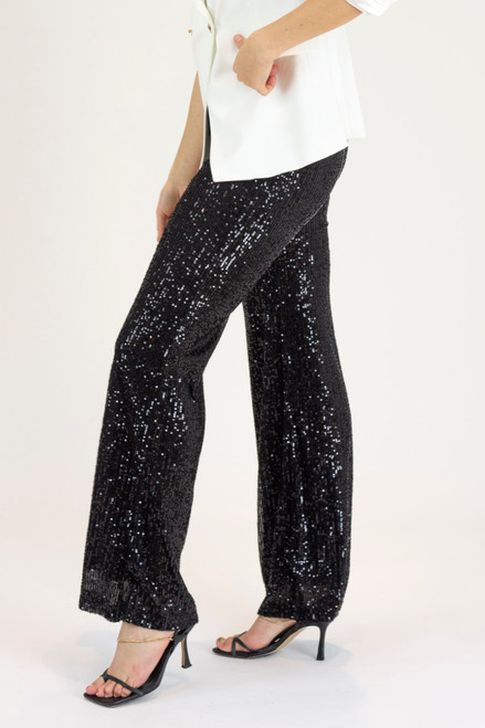 Black Sequin Flare - FINAL SALE