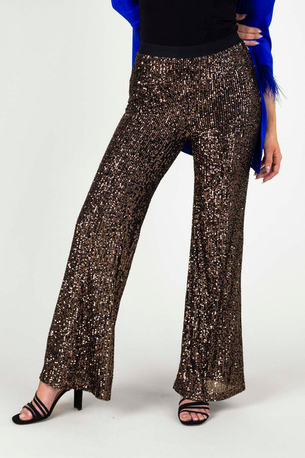 Copper Sequin Flare - FINAL SALE