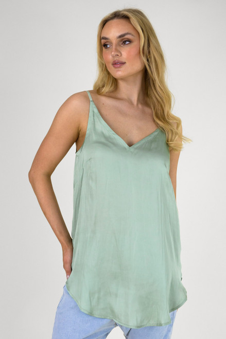 Mint Silky Effortless Cami