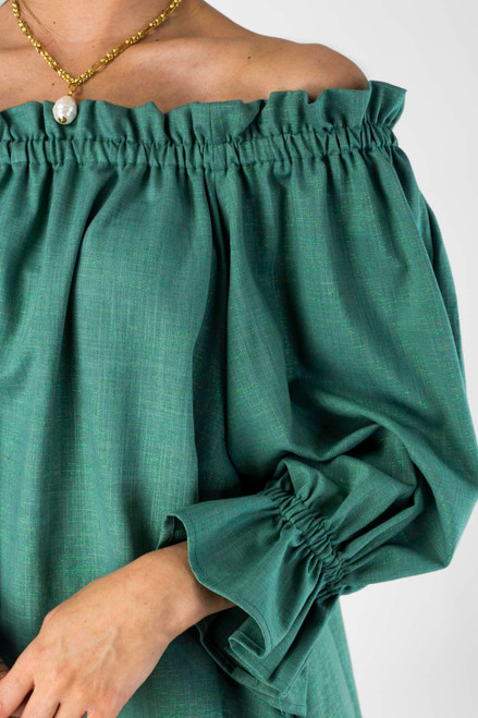 Sage Shimmer Top NT
