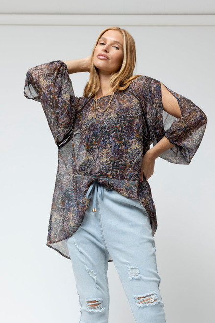 Paisley Boho Blouse - FINAL SALE