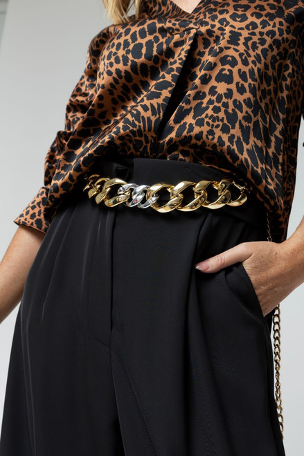Gold & Silver Resin Belt