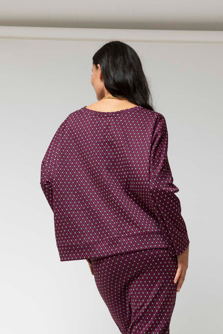 Dark Pink Star Mia Pullover - SALE