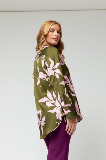 Khaki Pink Charlie Print Shirt - SALE