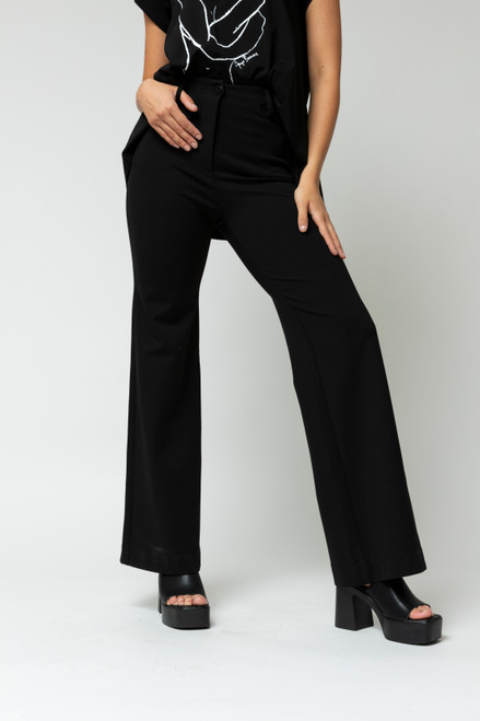 Black Ponte Wide Flare