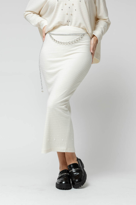 Ivory Ava Pearl Skirt - SALE