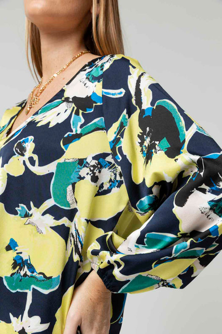 Floral Ruby Silky Blouse - SALE