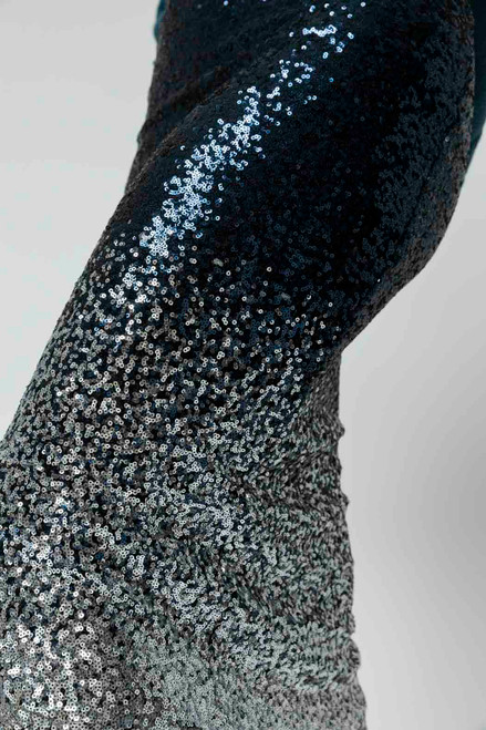 Navy Sequin Ombre Skirt - SALE