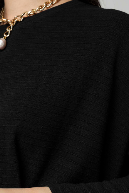 Black Ava Crew Neck Jumper - FINAL SALE